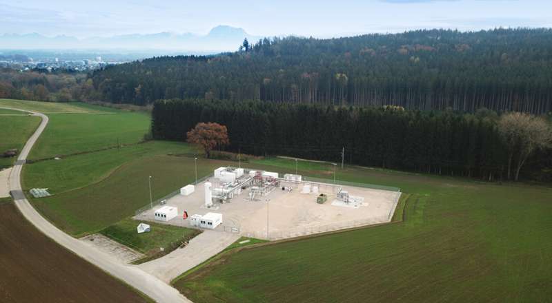 Aerial view of a facility for underground sun storage / © Karin Lohberger (RAG)