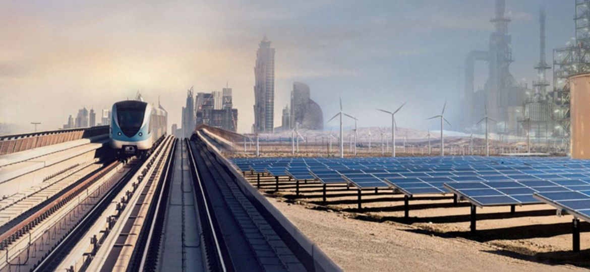 Train tracks, solar panels, energy / © ILF