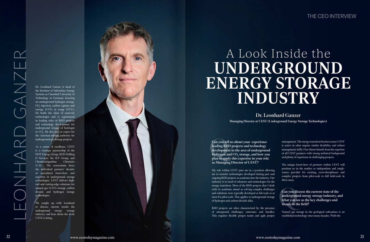 Dr Leonhard Ganzer's interview in CEO Today magazine / © CEO Today